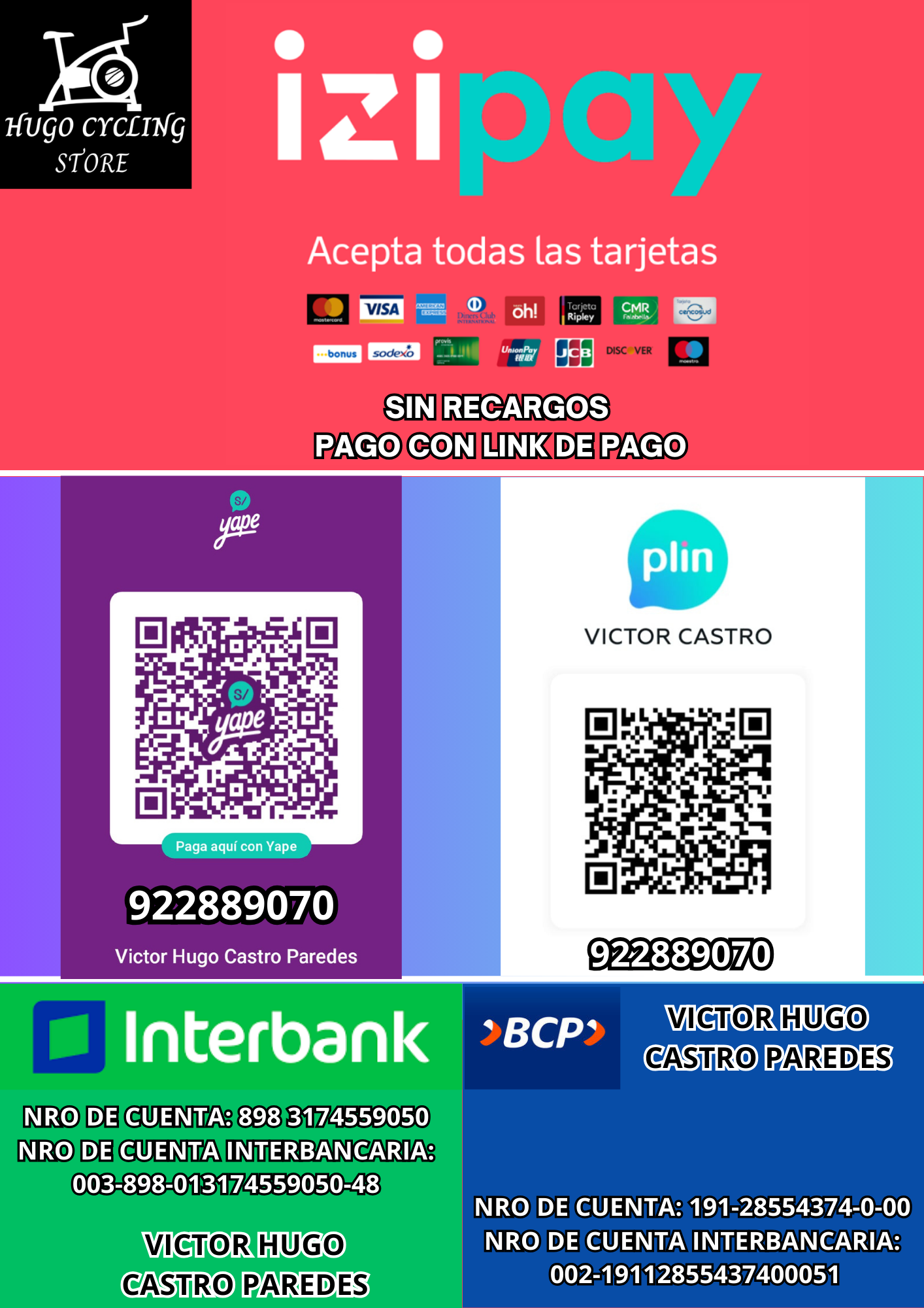 PAGOS 2025 HUGO CYCLING STORE