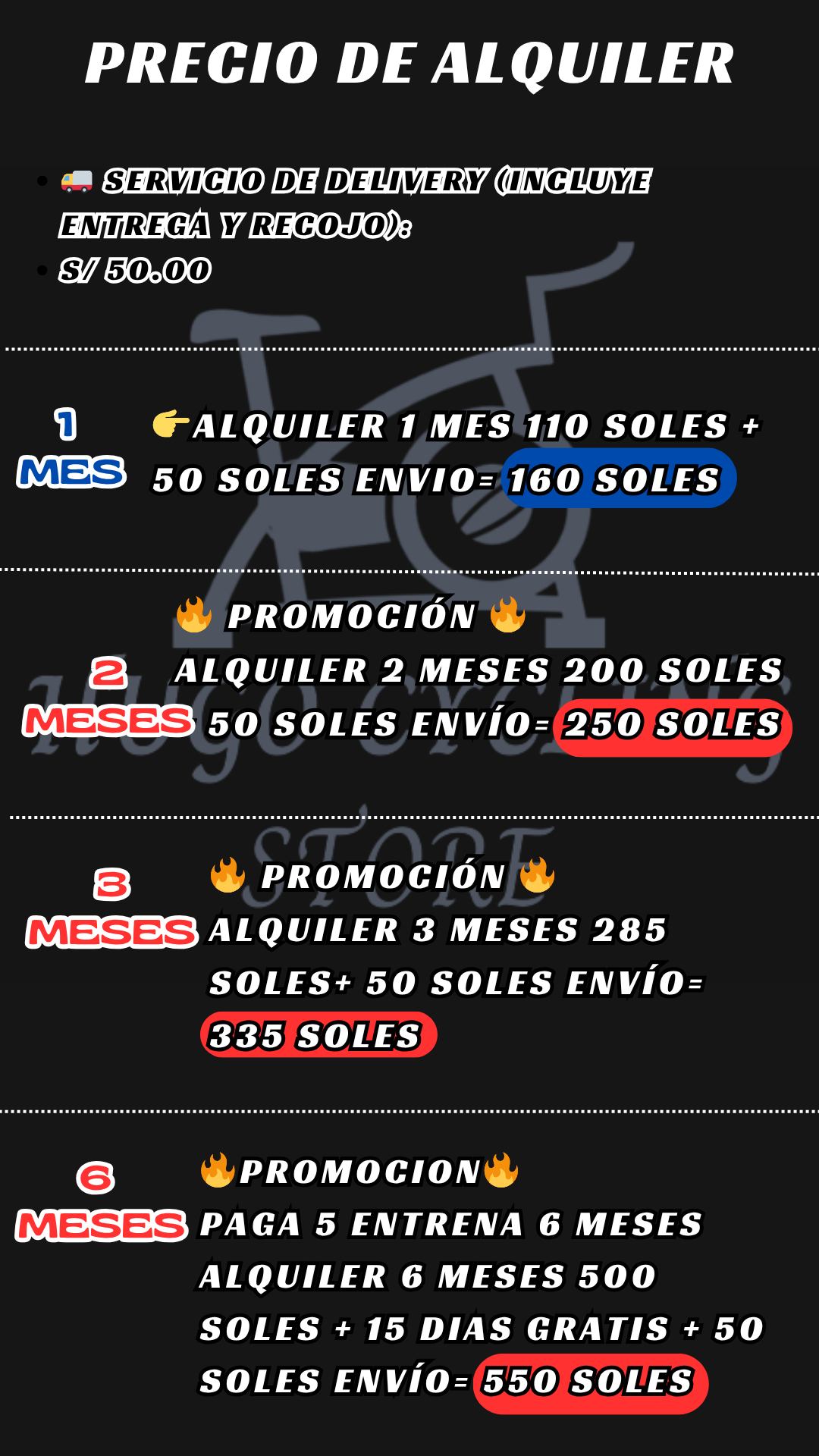 PRECIOS DE ALQUILER E