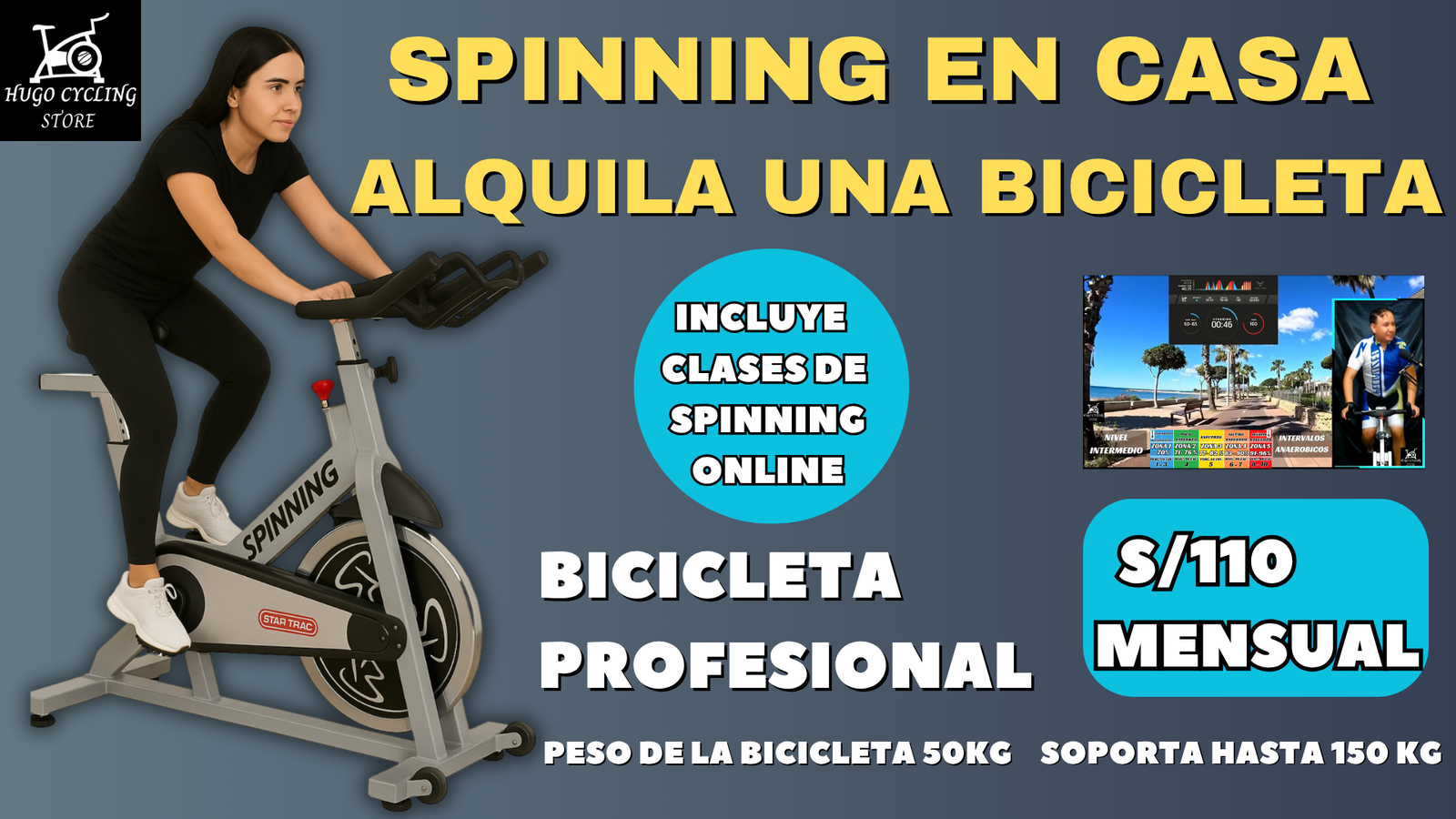 STAR TRAC SPINNING EN CASA IA 16Y9 JUNIO 2025