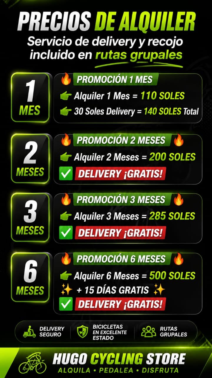 PRECIOS 2026 CON DELIVERY GRATIS
